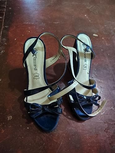 Basanoşka və səndəllər: Tezedir! Qadın sandaleti – T.Taccardi - Model: platformalı sandal - — 1