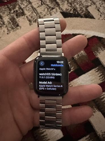 saatlar type 0: Smart saat, Apple, rəng - Qara — 1