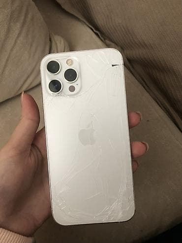 apple iphone 7: IPhone 12 Pro Max, Gümüşü, Qırıq — 3