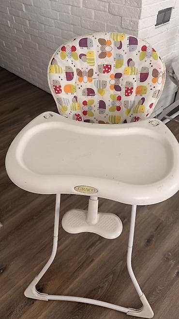 suru: Graco uşaq yemək stulu - Markası/modeli: Graco (logosu üzərində) - — 2