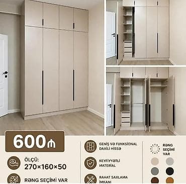 Məhsul: Modul tipli qarderob şkafı Xüsusiyyətlər: - Ölçü: 270 × 160 × lalafo.az -da Məhsul: Modul tipli qarderob şkafı Xüsusiyyətlər: - Ölçü: 270 × 160 ×