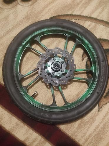 Avtomobil satışı: Moped/skuterlər üçün ön təkər komplekti. dolu diski pakrişkadi bez — 1