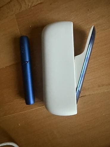 vilur dest: IQOS tütünü qızdıran cihaz dəsti - Rəng: mavi tutacaq (holder) və ağ — 2