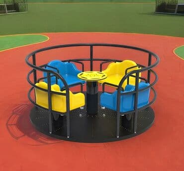 usag carpayilari: Uşaq meydançası üçün dairəvi karusel — 1