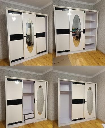 Dolab təcili satılır Ölçülər en 2.10/hündürlük 2 metr/dərinlik 55 MDF — 1