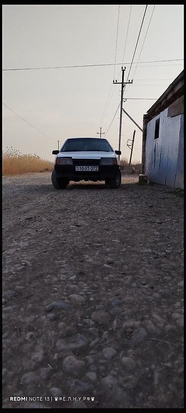 Aksesuarlar və tüninq: Maşın: Sedan, ağ rəng Marka/model:VAZ 21099 Nömrə: 10-XT-372 (AZ) — 4