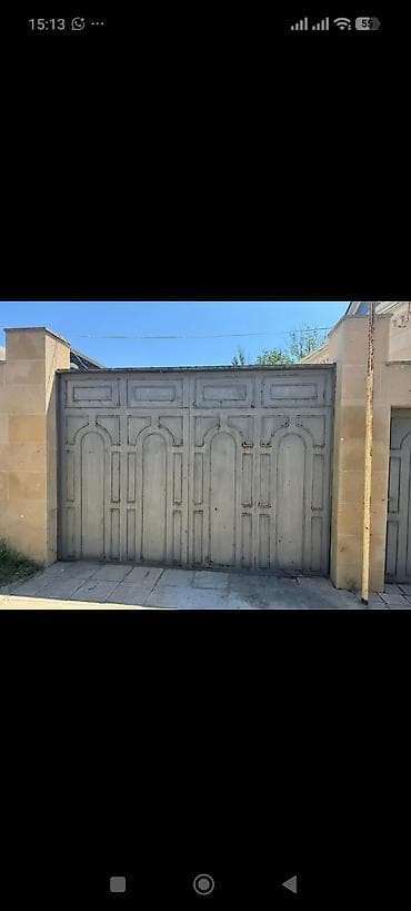 heyet qaplari: İşlənmiş Dəmir Həyət darvazası, Yana açılan, 350 m, Mexaniki, Qapı ilə, rəng - Boz, Kredit yoxdur, Ödənişli quraşdırma, Ünvandan götürmə, Ödənişli çatdırılma — 3