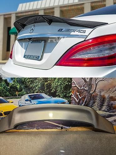 Mercedes-Benz W218 C-Class üçün baqaj üstü spoyler cls63 - Uyğunluq