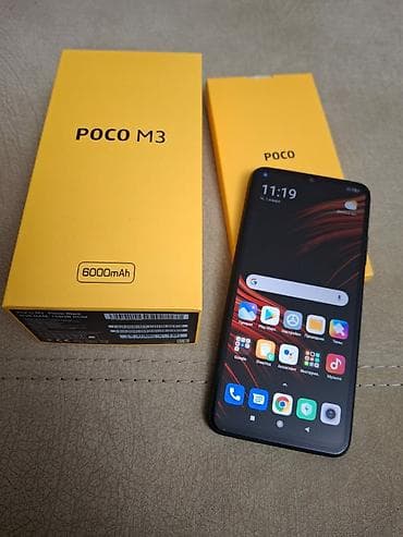 redmi niye 9: Poco M3, 128 GB, rəng - Qara, Barmaq izi — 2