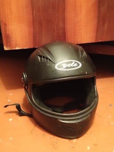 sud cəni: Motosiklet üçün tam örtülü kaska - Brend: Yele (loqo üst hissədə) - — 1