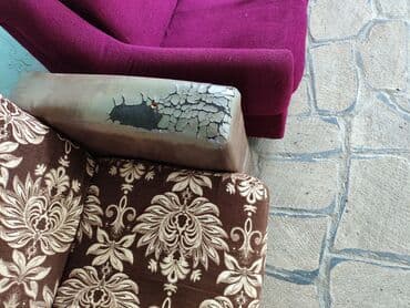 tek yataqlar: Диван, Б/у, Раскладной, С подъемным механизмом, Ткань, Нет доставки — 3