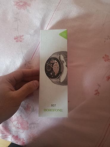 Yeni, Smart saat, Borofone, Suya davamlı, rəng - Gümüşü — 2