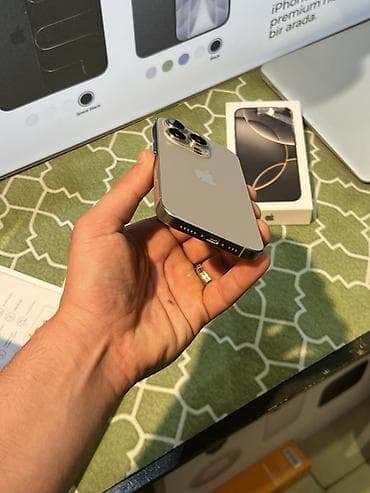 iphone barter edilir: IPhone 16 Pro, Natural Titanium, Face ID — 5