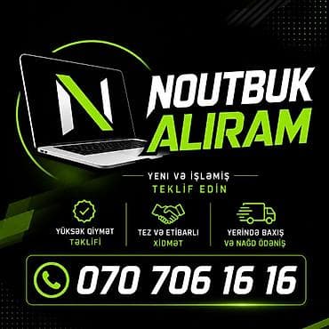 komputeri: YÜKSƏK QİYMƏTƏ NOUTBUK ALIRAM TEKLİF EDİN — 1