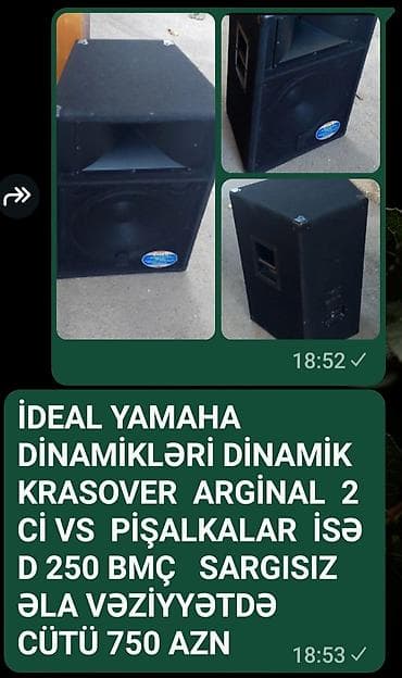 Yeni Kolonka, Növ - Akustik, rəng - Qara — 10