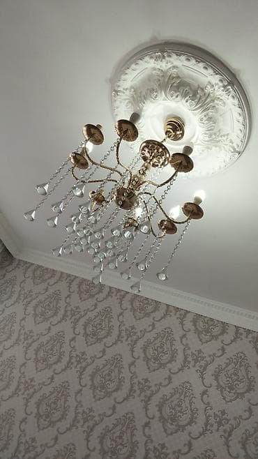 bez parca: Çılçıraq, 10 və daha çox lampa, Metal — 2