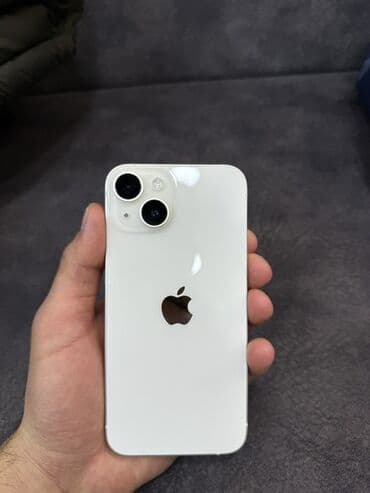 IPhone 14, Ağ, Simsiz şarj, Face ID