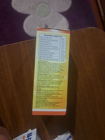 desol omega 3 tərkibi: Məhsul: MarsaVit Baby – multivitamin siropu, 150 ml Təsvir: - Uşaq — 4