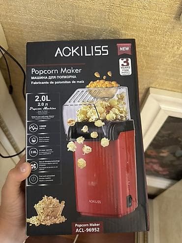 mini pec: ACKILISS Popcorn Maker – model ACL-96952 - Tutumu: 2.0 litr - Güc — 1
