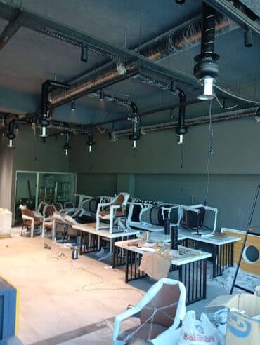 Restoran, kafe avadanlığı: Havalandirma Sistemlerin Hazirlanmasi ve Quraşdirilmasi, Her Dizaynda — 4