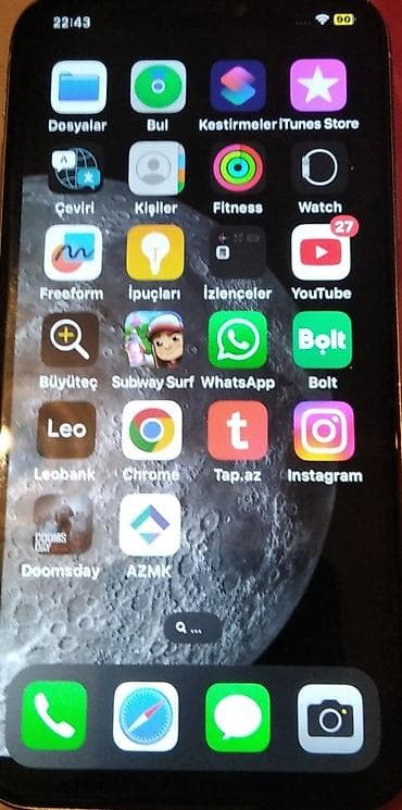 kreditle iphone 11: IPhone 11, 64 GB, Qara, Face ID — 2