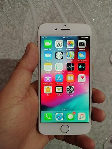 ipone: IPhone 6, 16 GB, Matte Silver, Barmaq izi — 1