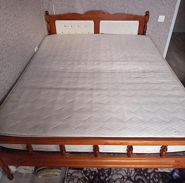 İkinəfərlik çarpayı, Matras ilə, Siyirməsiz