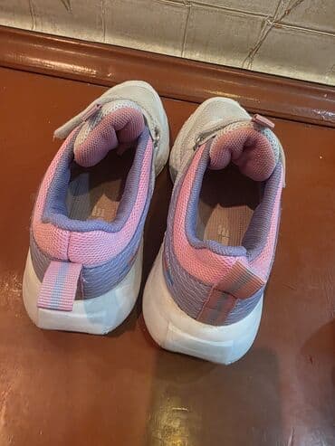 uşaq qaçış krossovkaları: Uşaq idman ayaqqabısı - Rəng: açıq boz/ağ tonları, çəhrayı və — 3