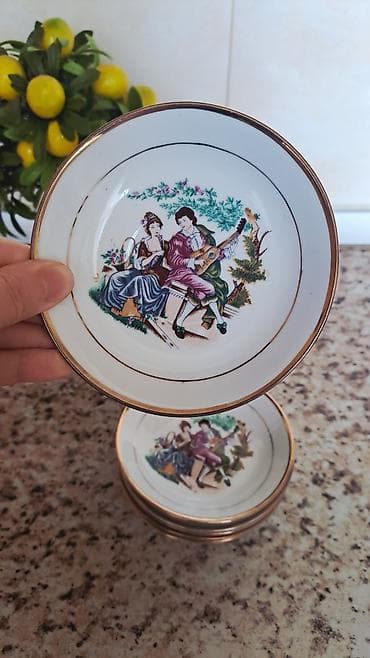 force nabor: Boşqablar, 6 ədədli dəst, rəng - Ağ, Farfor — 5