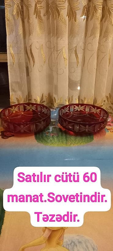 goy goyerti: Çay dəsti, rəng - Göy, Farfor — 9