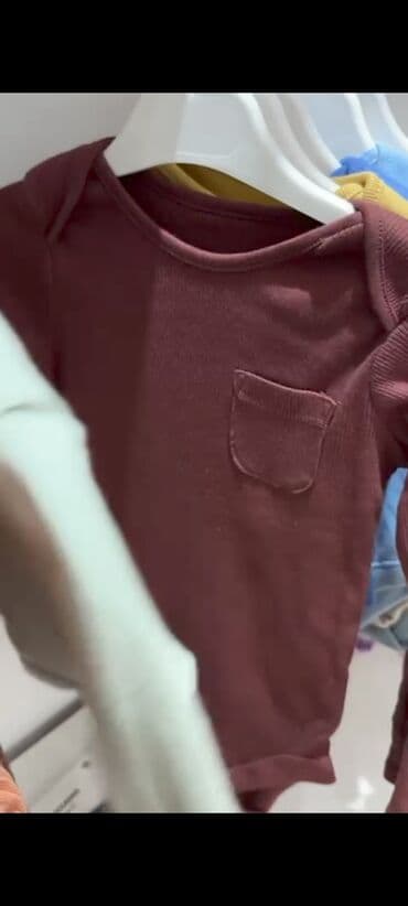 təzə doğulmuşlar üçün toxunma kombinzonlar: Uşaq üçün uzunqol bodilər – müxtəlif rəng və naxışlarda — 1