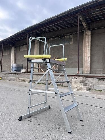 Lesa: Alüminium geniş meydançalı iş nərfivanı - Geniş, sürüşməz iş — 2