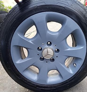 Mercedes-Benz üçün 4 ədəd yüngül lehimli disk və şin komplekti -