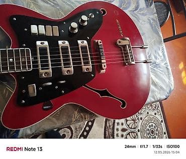 zeng ucun gitara: Jolana Tornado elektrik gitarası vintage - Korpus: yarı-akustik — 3
