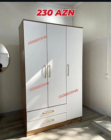 Yeni, Açılan, 4 qapılı Düz dolab, Qarderob, paltar dolabı, Rusiya — 8