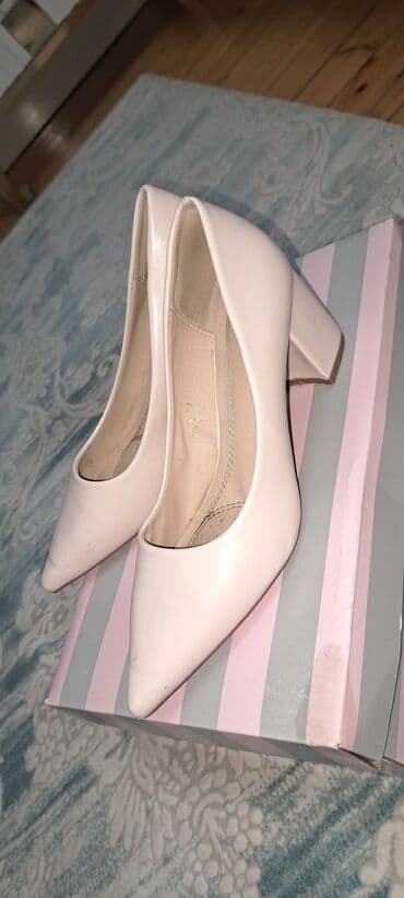 ev üçün açıq qadın şap şapları: Ölçü: 37, rəng - Bej, İşlənmiş — 2