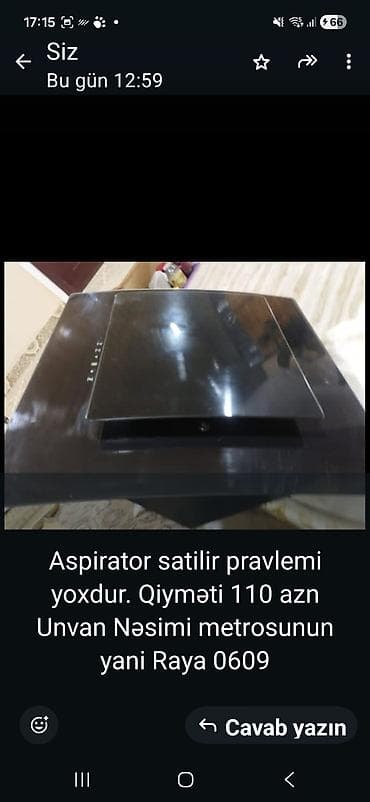 sensorlu: Aspirator rəng - Qara — 1