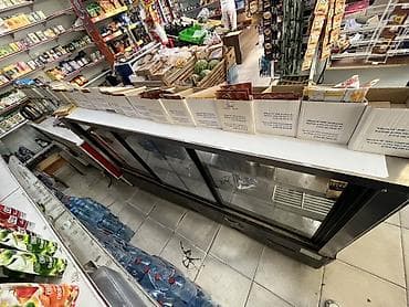 Vitrin tipli soyuducu vitrina - Tip: Şüşə ön panelli, üfüqi xidmət