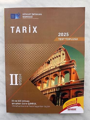 Məhsul: DİM “Test Toplusu 2025” kitabları dəsti Tərkib: - Riyaziyyat — 5
