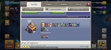 moped temiri: Clash of Clans hesabı – TH13 - Profil səviyyəsi: 150 - Klan liqası — 3