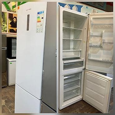 kondisioner mini: 2 qapılı Hoffman Soyuducu Satılır, rəng - Ağ — 1