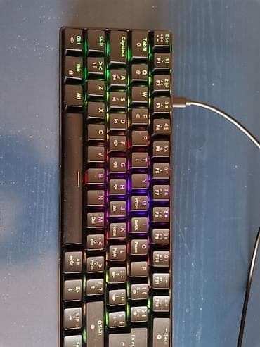 yeni modem: 🔥 Blic T60 Red Switch RGB Mechanical Gaming Keyboard – Qara / Peşəkar — 10