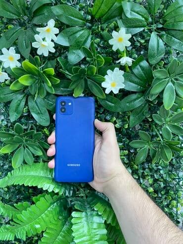 samsung a55 kontakt home: Samsung Galaxy A03, 64 GB, rəng - Göy, Zəmanət — 1