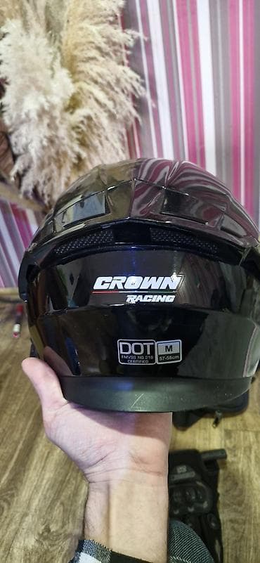 06 arxa faralari: Moto dəbilqə və aksesuarlar dəsti Kaska+interkom, əlcəklər, maska, 2 — 4