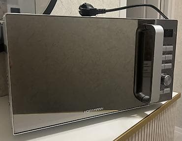 Mikrodalğalı soba Hoffmann, Ayrıca dayanan, Qril ilə, rəng - Gümüşü, İşlənmiş