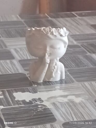 alçivan fiqurları: Fiqur, Gips, rəng - Ağ — 4