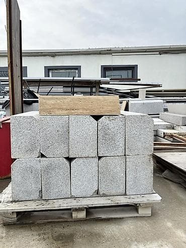 Tavan: Qranit bordyur daşları Məhsul təsviri: - Material: Təbii boz qranit - — 4