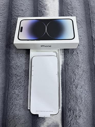 IPhone 14 Pro Max, 128 GB, Qara, Barmaq izi, Face ID, Sənədlərlə