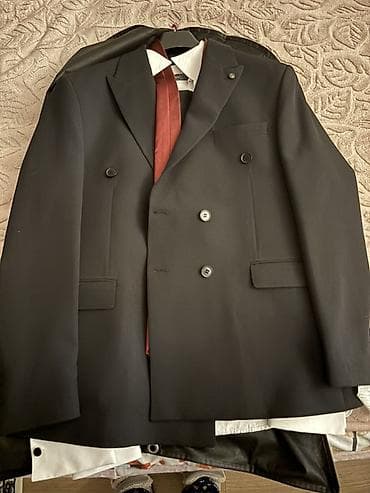 stefano ricci kurtka: İkiqat düyməli kişi pencəyi - Rəng: qara - Üslub: klassik, iki cərgə — 2