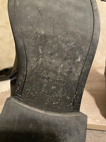 Sabo: Nine West, Ölçü: 39, rəng - Qara, İşlənmiş — 5